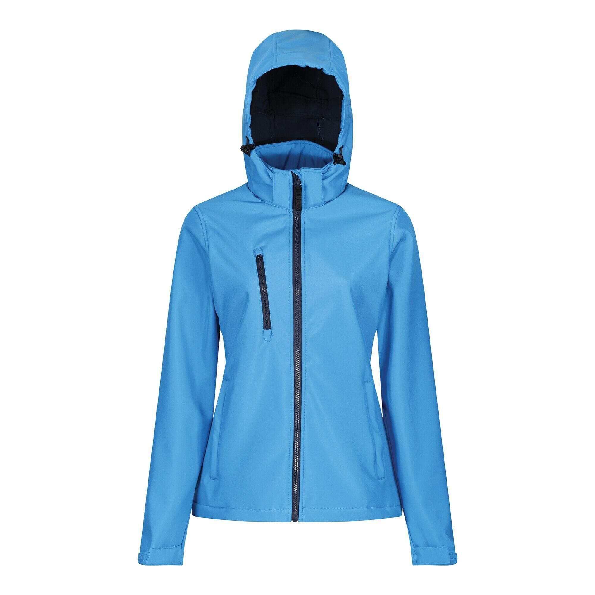 REGATTA Womens/Ladies Venturer 3 Layer Membrane Soft Shell Jacket (French Blue/Navy)