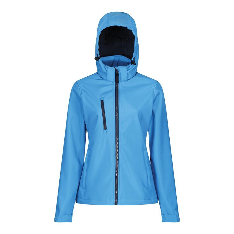 "Venturer" Softshelljacke, Dreilagige Membrane für Damen Graublau/Marineblau