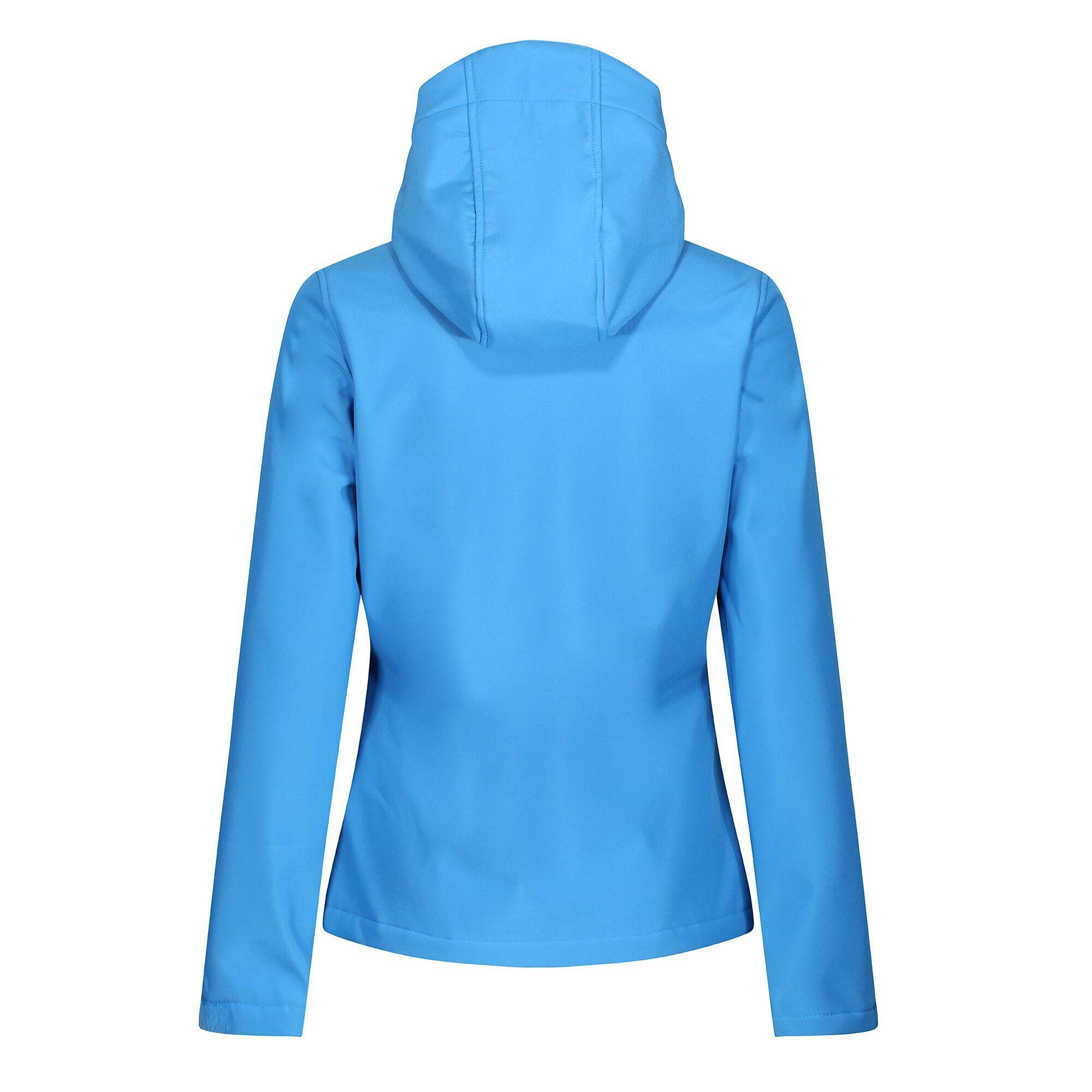Casaco Soft Shell Membrana de 3 Camadas Mulher (Azul Francês / Azul Marinho) 3/4