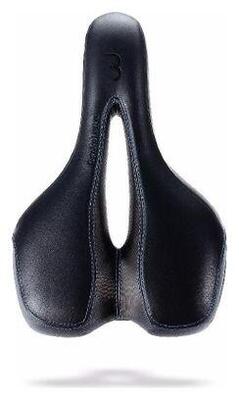 Ergonomisch bbb sportplus active leather memory foam zadel zwart