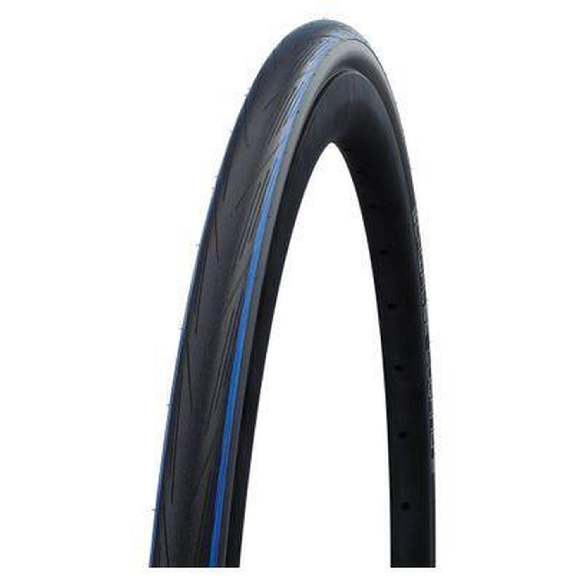 Schwalbe - Pneu Route Schwalbe Lugano Ii 700mm Tubetype Rigide K-guard Noir Bleu - Boyau - 25-622 - Decathlon