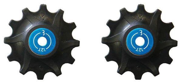 BBB CYCLING BBB RollerBoys 12T Sram Narrow-Wide Jockey Wheels Black