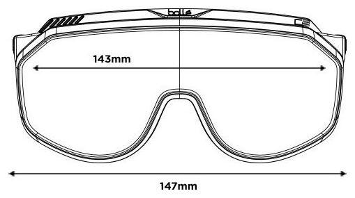 Sportbrillen CHRONOSHIELD - Hoog Contrast Gepolariseerd Glas Cat 3 - Volwassen 4/7