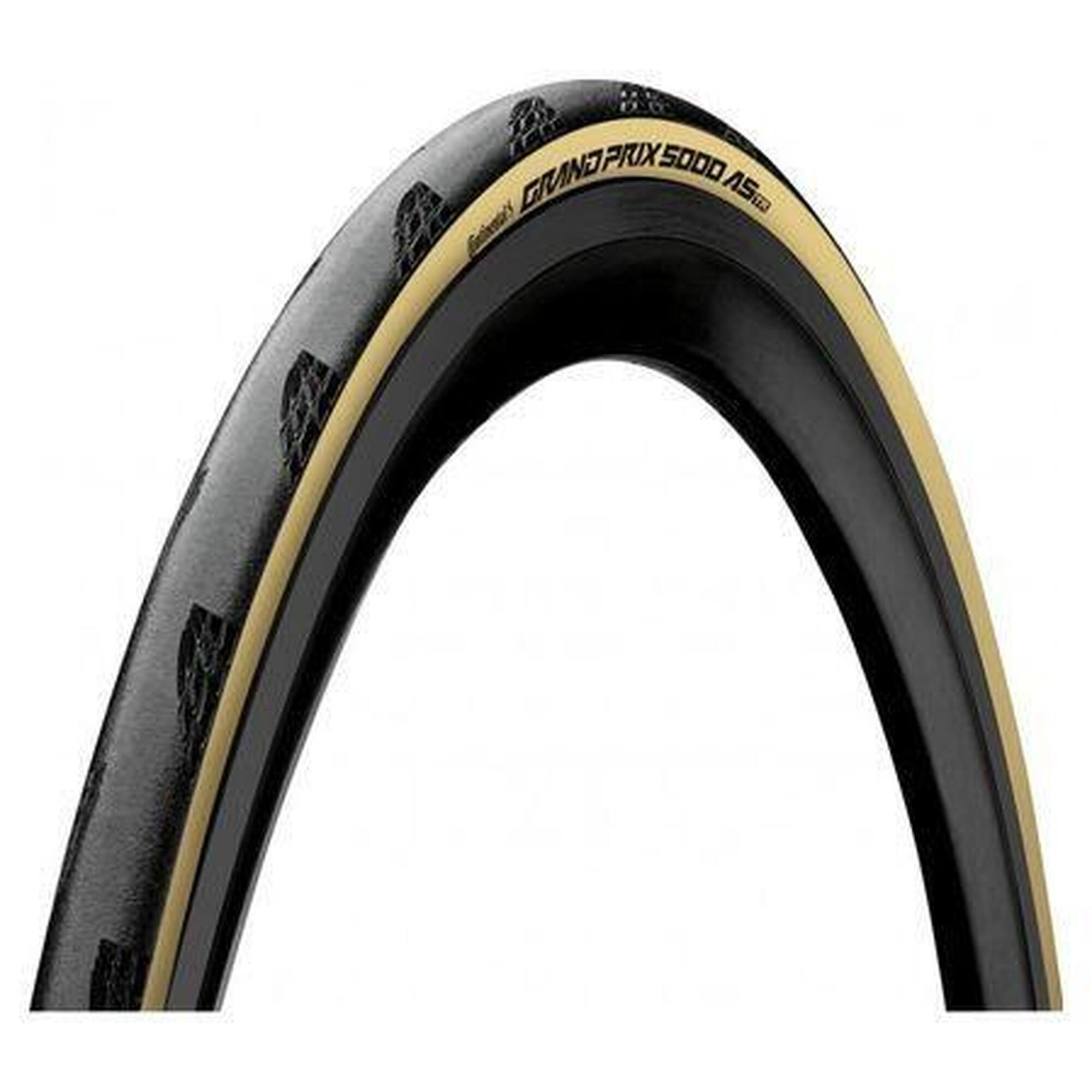 4m - Pneu Continental Grand Prix 5000 As Tr 700x25c Tubeless Ready - Pneu - Blanc|noir - 25-622 - Decathlon