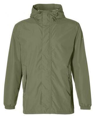 Basil hoga bicycle rain jacket green