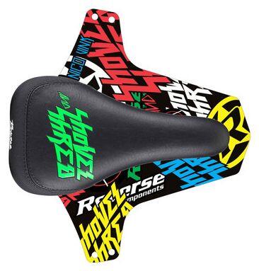 REVERSE Selle et Garde-Boue Reverse Nico Vink Shred Noir / Vert
