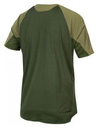 Maillot Manches Courtes Gravel Endura GV500 Foyle Vert Olive 2/5