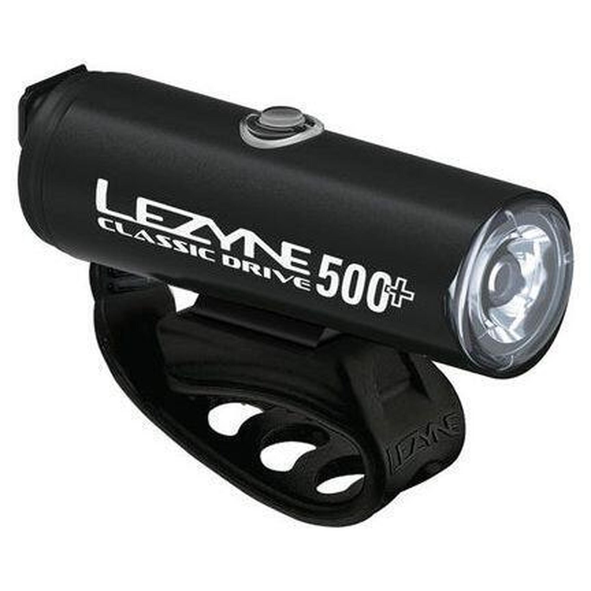Lezyne - Éclairage Avant Lezyne Classic Drive 500+ Noir - Éclairage Vélo - Noir - No Size - Decathlon