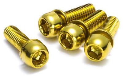 Reverse Disc Rotor Bolt Stahl Gold