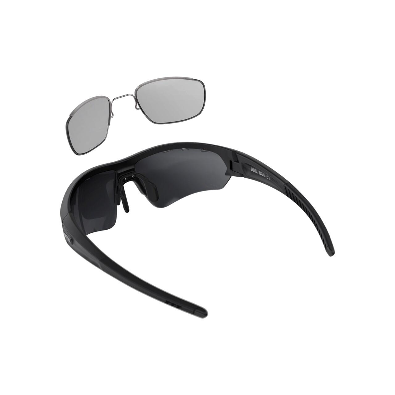 Lunettes BBB Select Optic Noir mat verres fumés 4/5