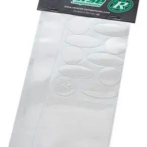 Transparent bike frame protection films - 12 pieces