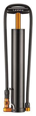 Lezyne micro floor drive xl handpomp (max 35 psi / 2.4 bar) zwart / goud