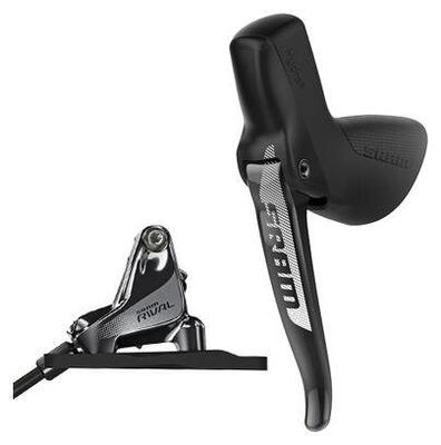 Hydraulic front brakeset left lever sram rival 1 hrd flat mount (w/o rotor) blac