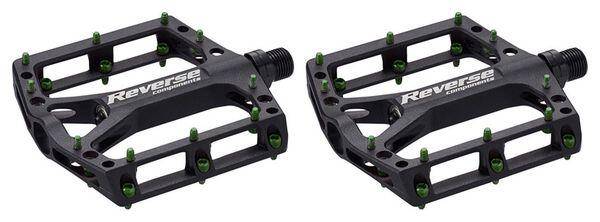 REVERSE Reverse Black One Pedals Black / Light Green