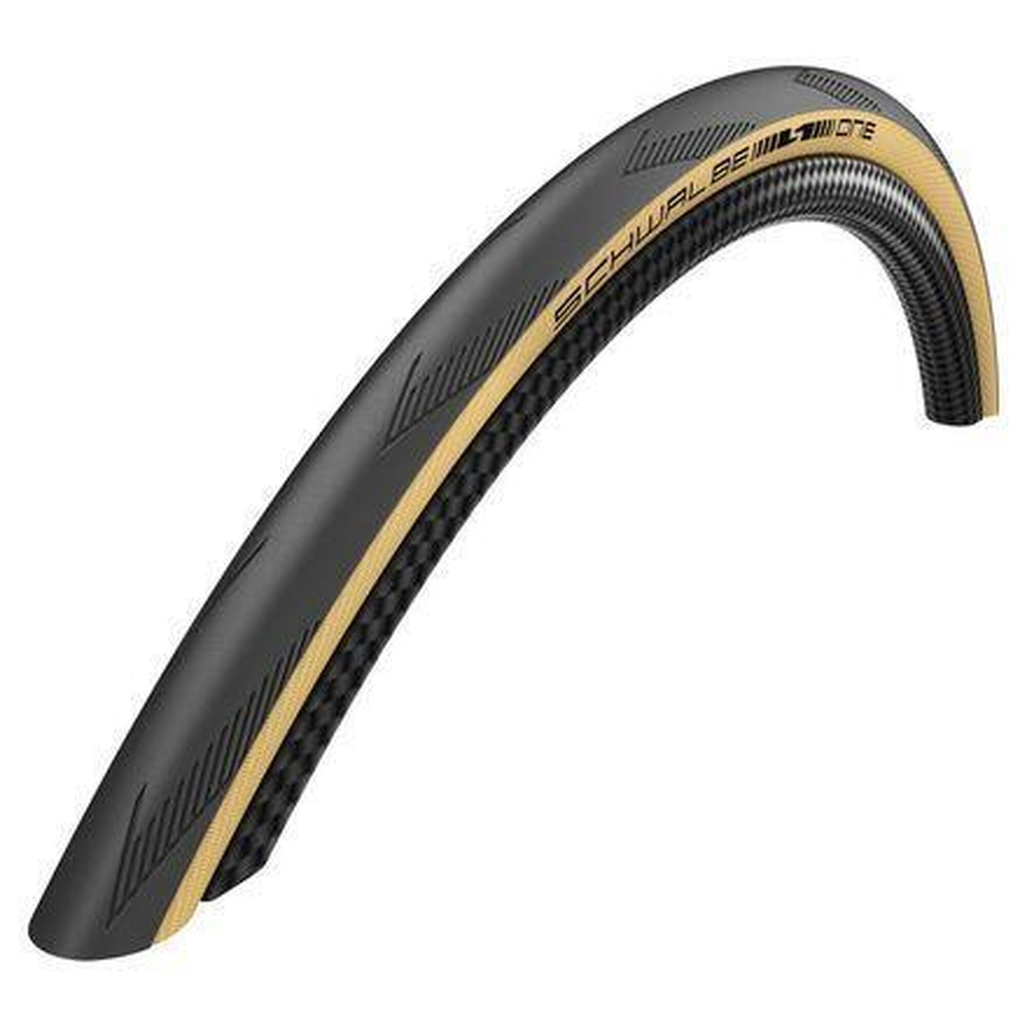 Schwalbe - Pneu Route Schwalbe One 700 Mm Tubeless Ready Souple Microskin Raceguard Addix P - Pneu - Marron|noir|vert - 25-622 - Decathlon