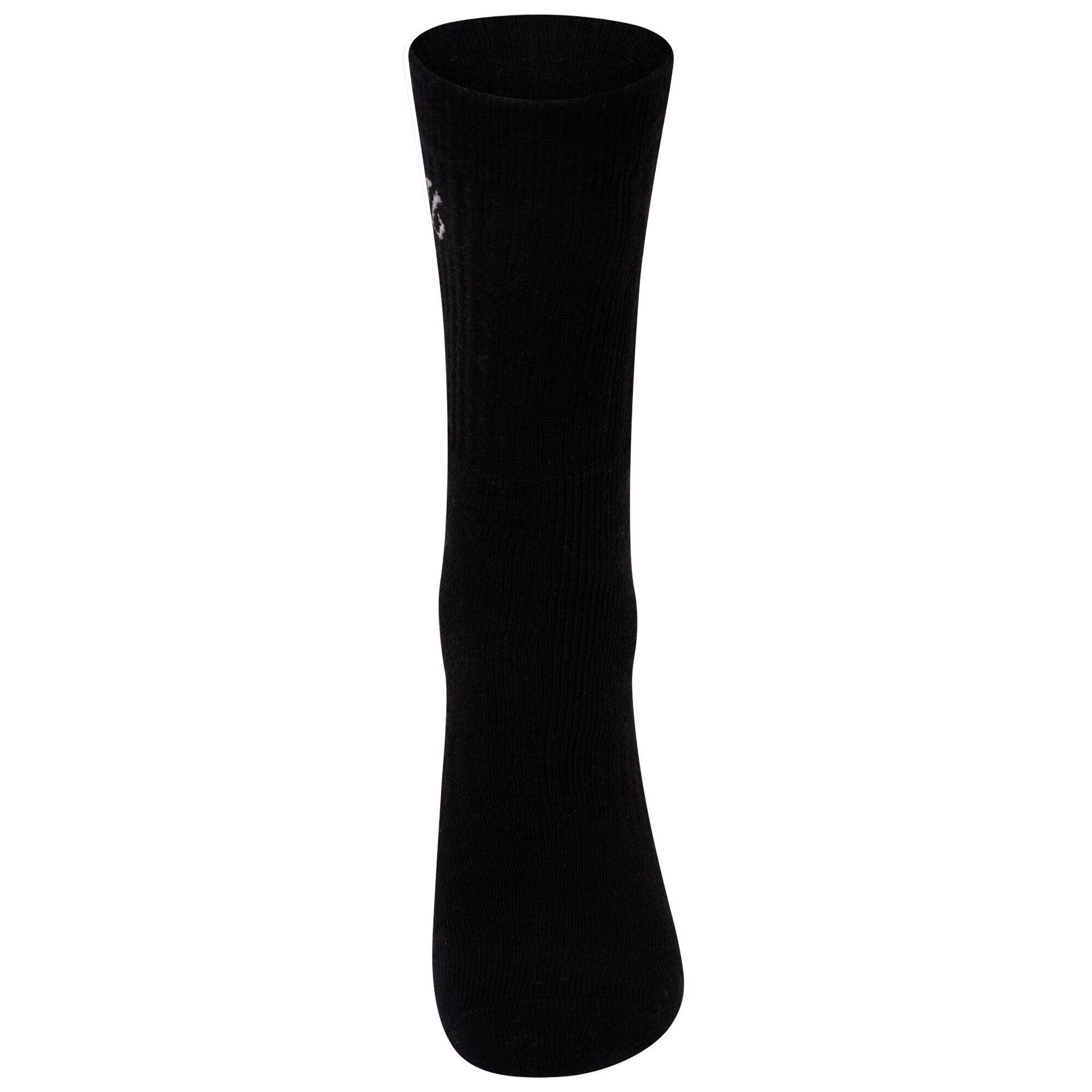 Unisex Adult Essentials Sports Ankle Socks (Pack of 3) (Black) 4/5