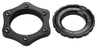 Reverse Center Lock Adapter Schwarz