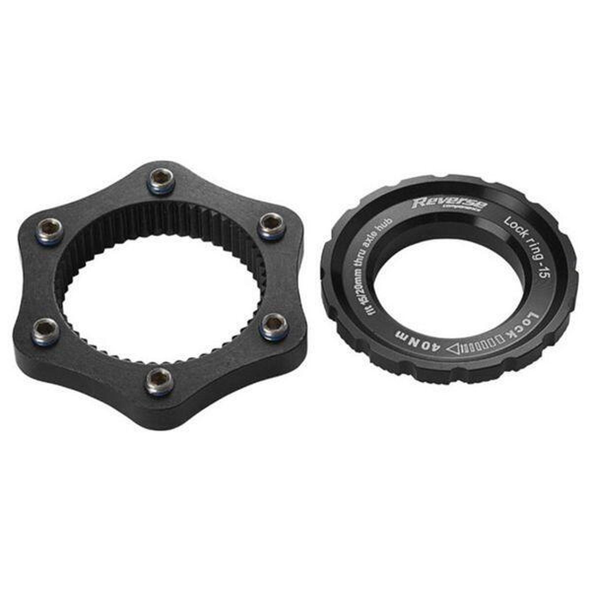 Reverse - Écrou Centerlock Reverse Noir - Adaptateur De Freins À Disque - Noir - Taille Unique - Decathlon