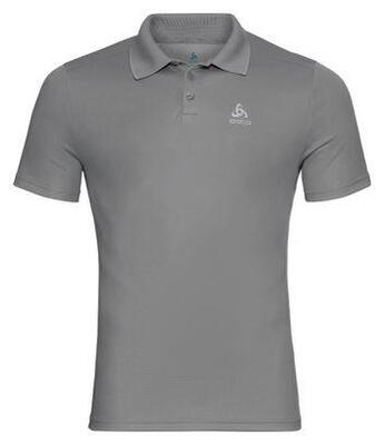 Odlo f-dry korte mouw poloshirt grijs