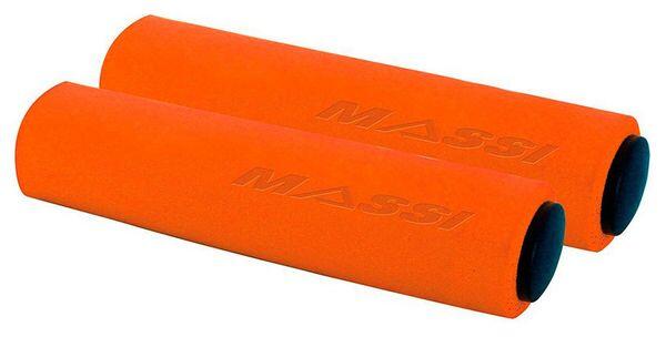 MASSI Coppia di Manopole in Silicone Massi Arancio Opaco