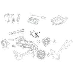 Couvre Dérailleur Sram GX Eagle AXS