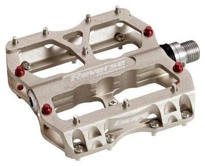 Paar Reverse Escape Pedale in Metallic Beige