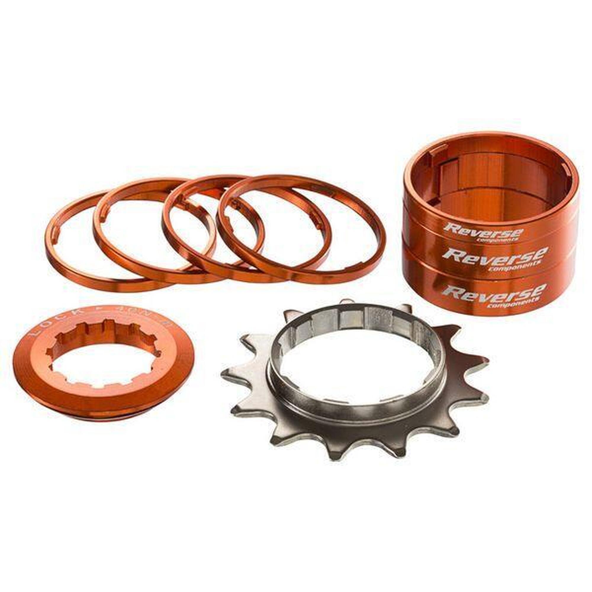 Reverse - Kit Single Speed Reverse Pignon 13 Dents Orange - Pignon - Orange - Taille Unique - Decathlon