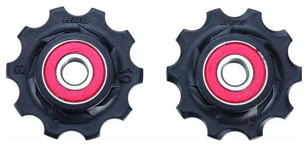 BBB CYCLING BBB RollerBoys Ceramic Bearings Jockey Wheels 10S Black