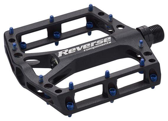 REVERSE Pédales Plates Reverse Black One Noir Bleu