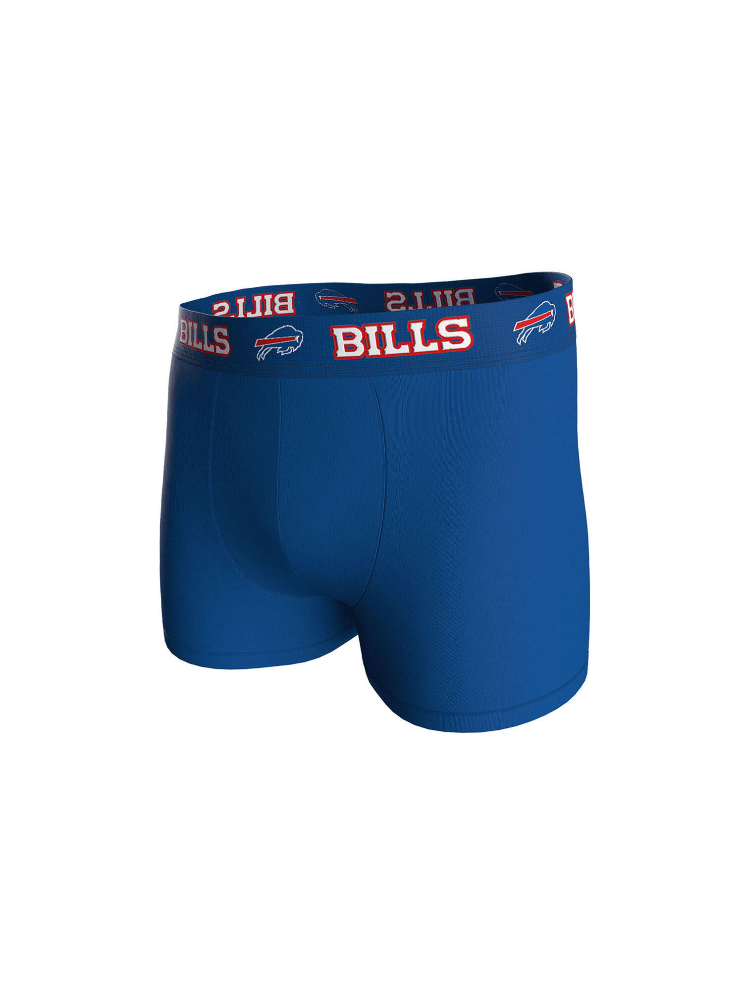 NFL Buffalo Bills 3-Pack 95% Cotton | Blue/Red/Grey Size M 5/7