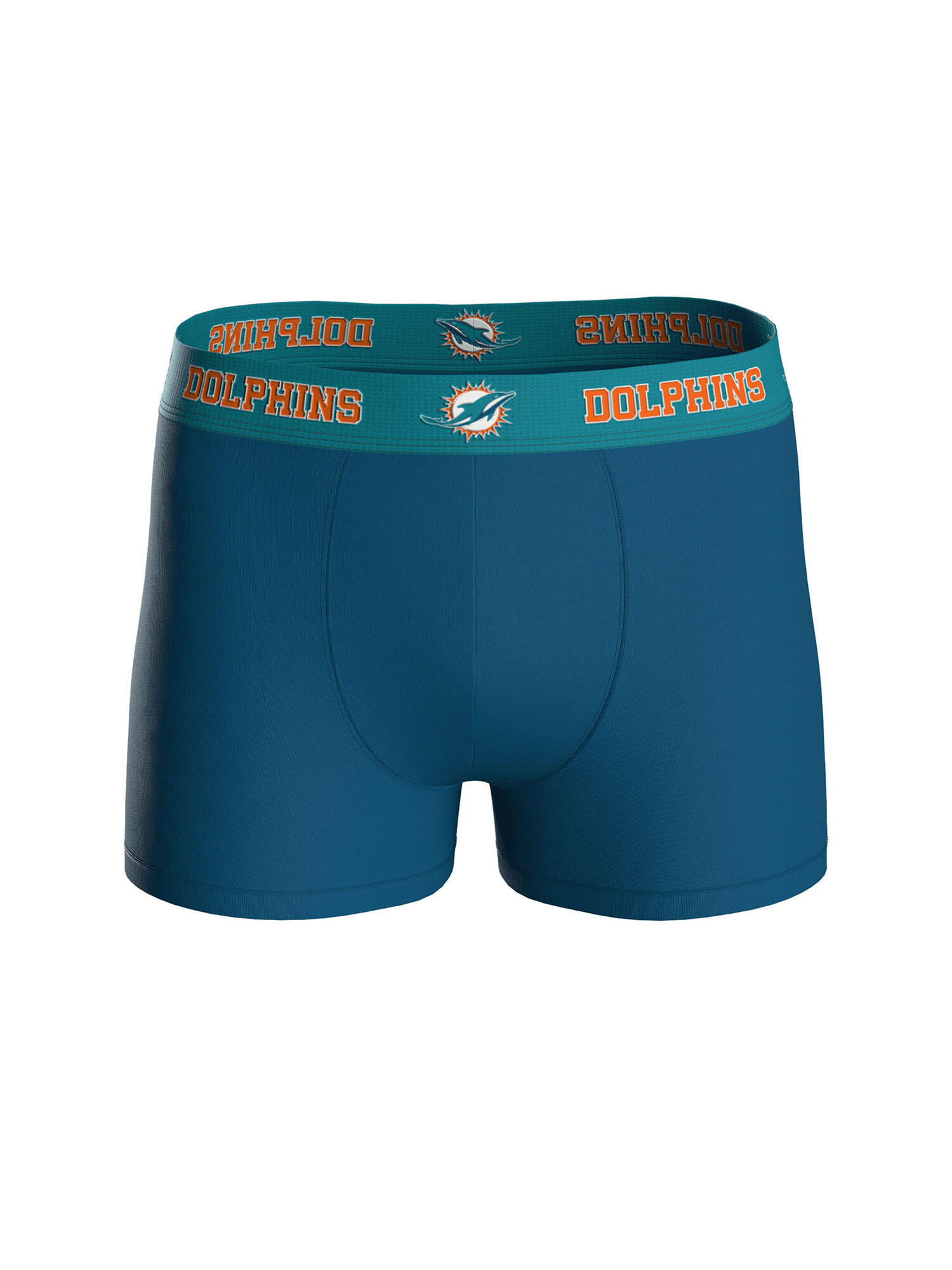 NFL Miami Dolphins 3-Pack 95% Cotton Boxers | Teal/Orange/Blue Size M 3/7