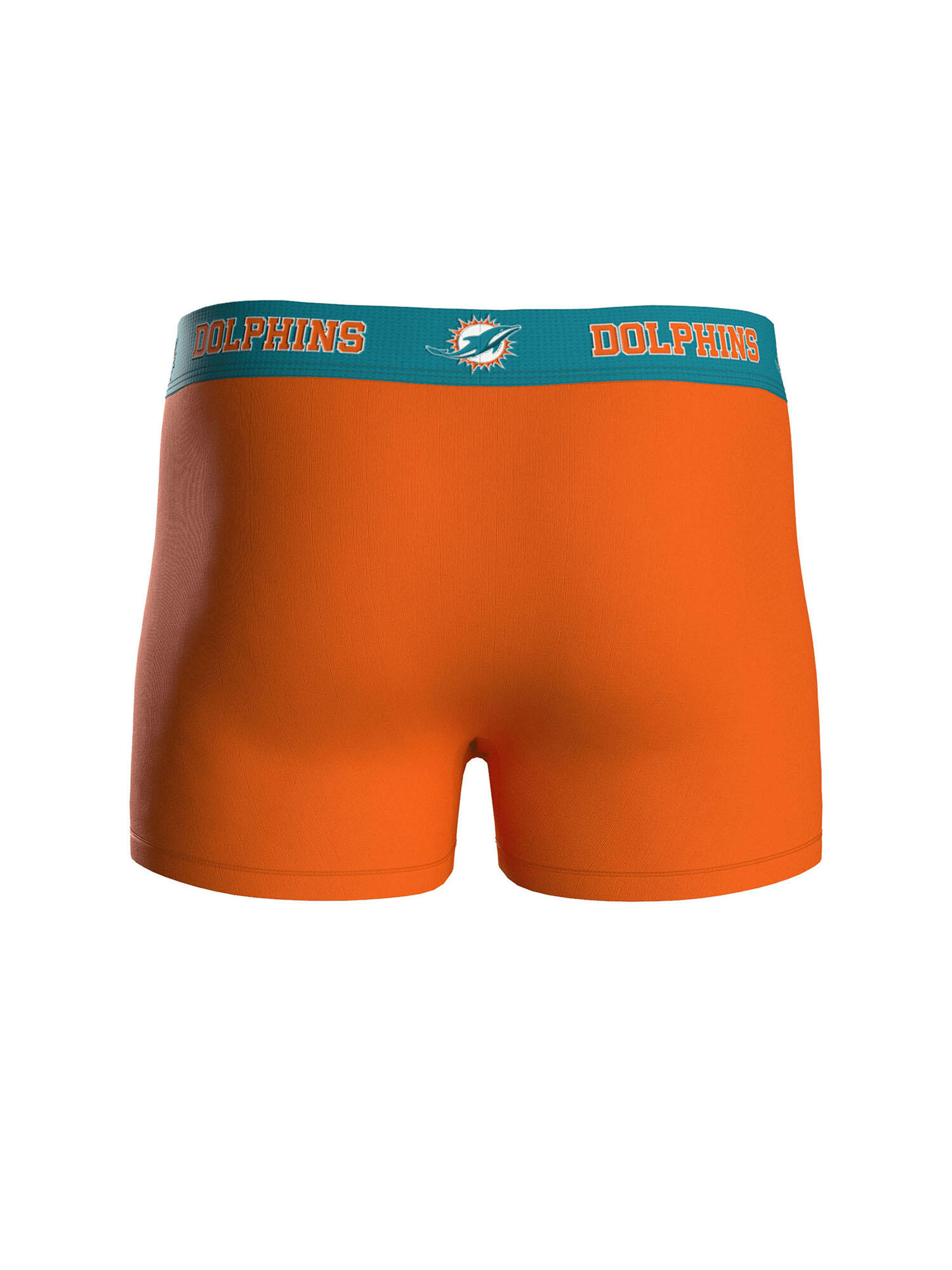 NFL Miami Dolphins 3-Pack 95% Cotton Boxers | Teal/Orange/Blue Size M 7/7