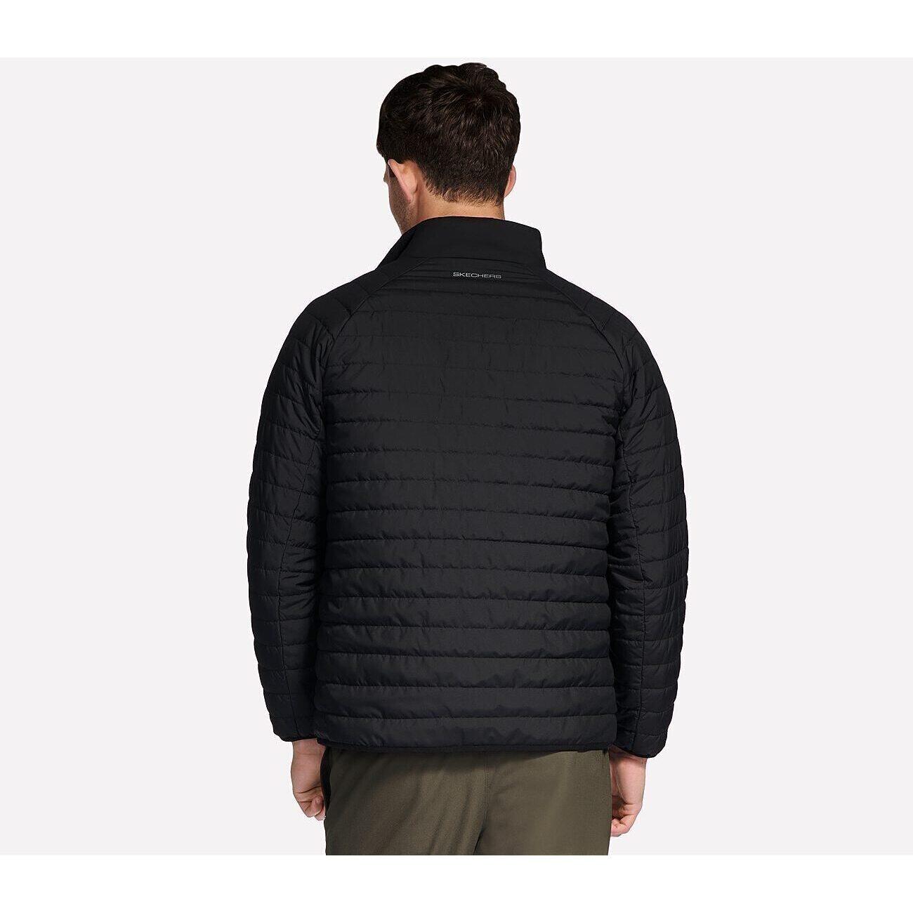 Veste Skechers GO SHIELD Cozy Fit Altitude Reversible, Noir, Hommes 2/5