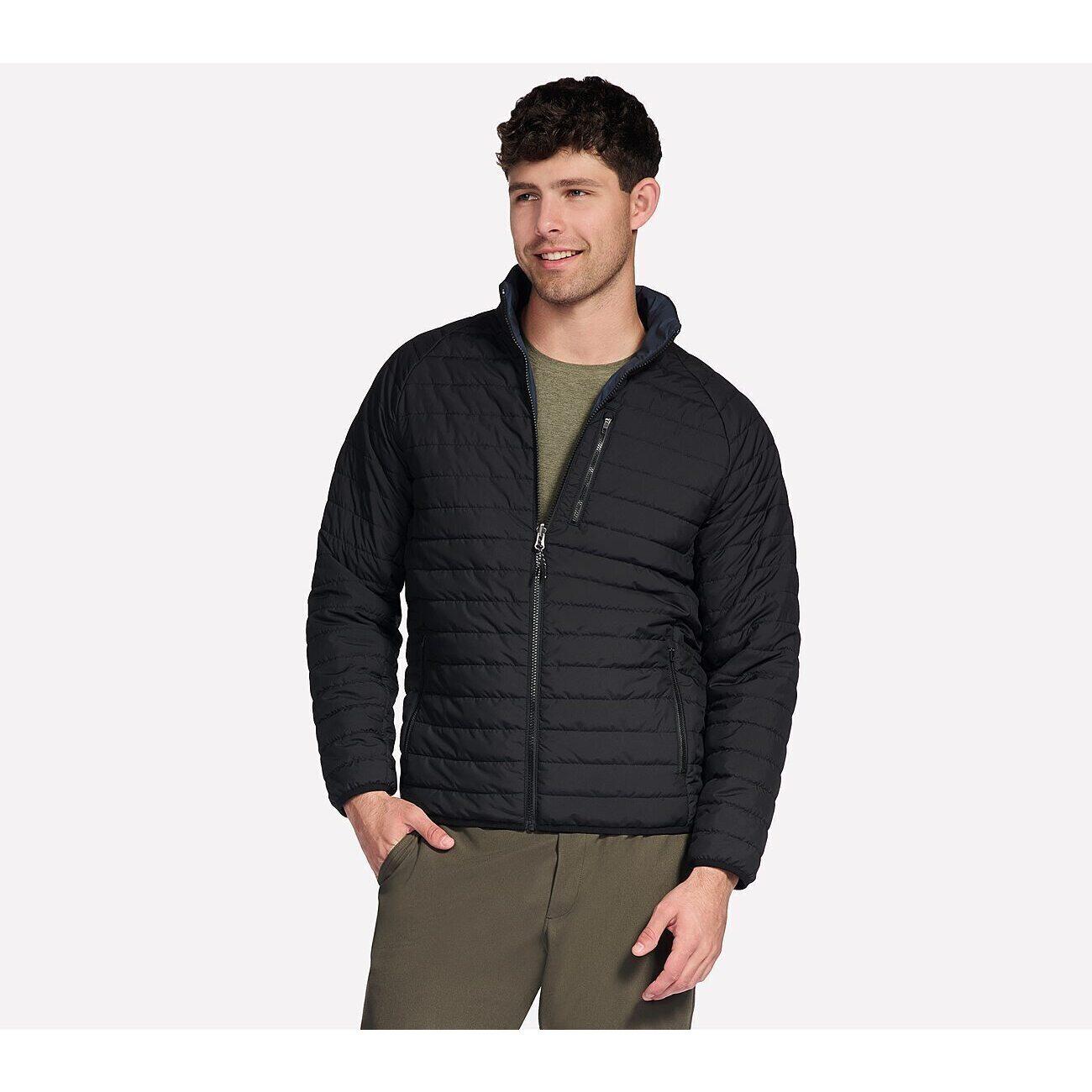 Jasje Skechers GO SHIELD Cozy Fit Altitude Reversible, Zwart, Mannen 5/5