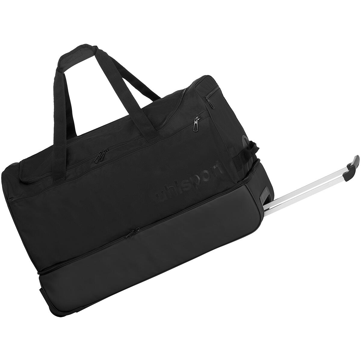 Sac à Roulettes Trolley Team 71 Sporti – 77 L, Polyester 600D, Grande Ouverture En U, 2 Poches Latérales, Pour Clubs Et Joueurs