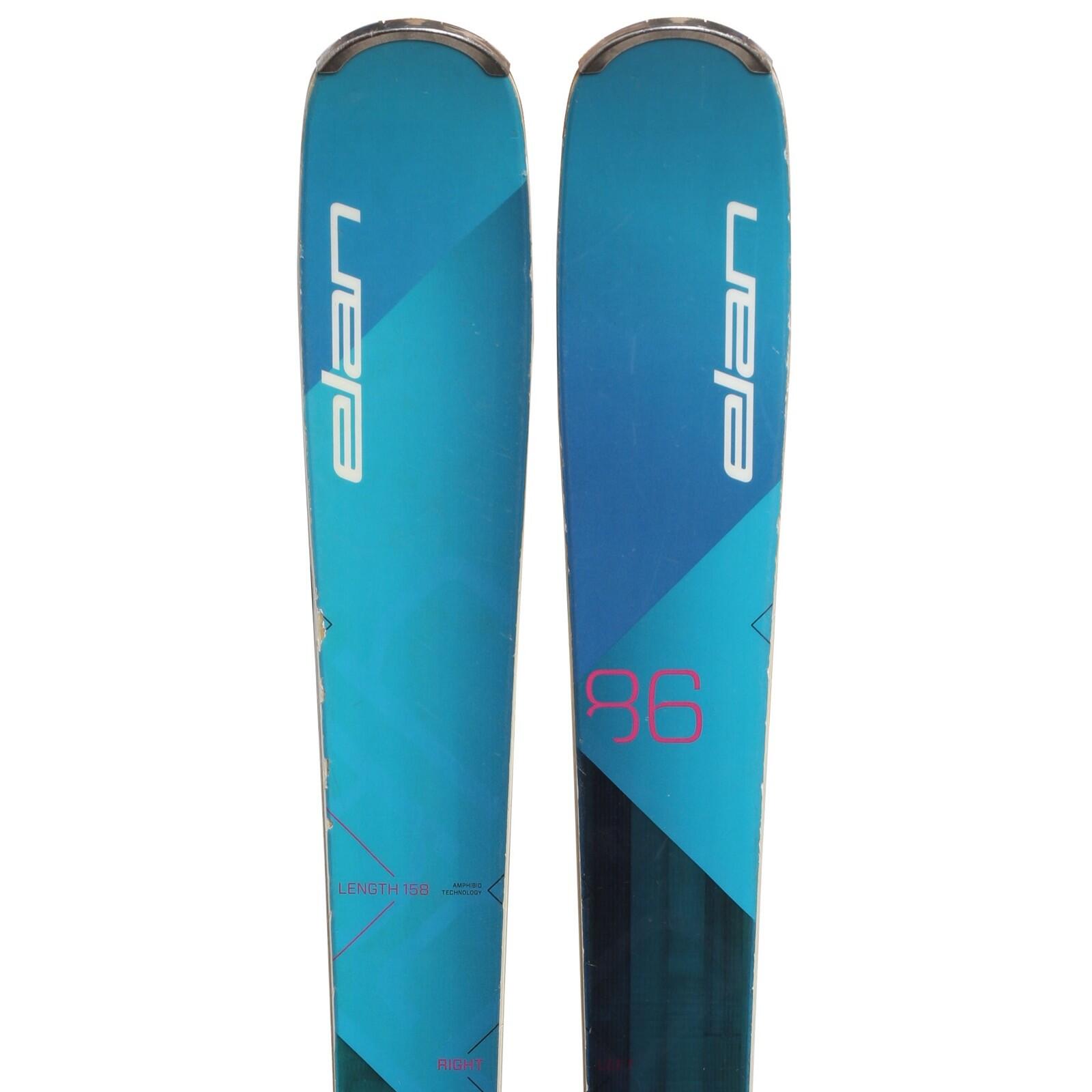 Elan - Reconditionne - Ski Elan Ripstick 86 + Fixations - Correct - Skis - Bleu - 158 Cm - Decathlon