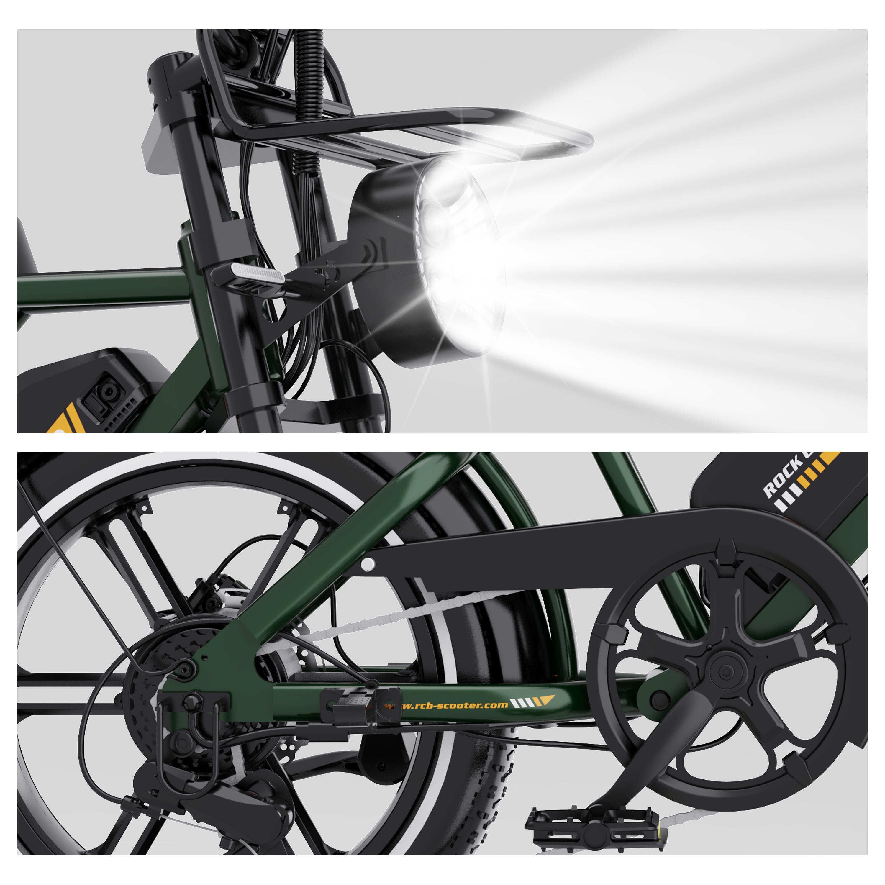 Bicicleta Elétrica G19MINI NFC APP Bateria 13Ah 40-70km Autonomia 7/7