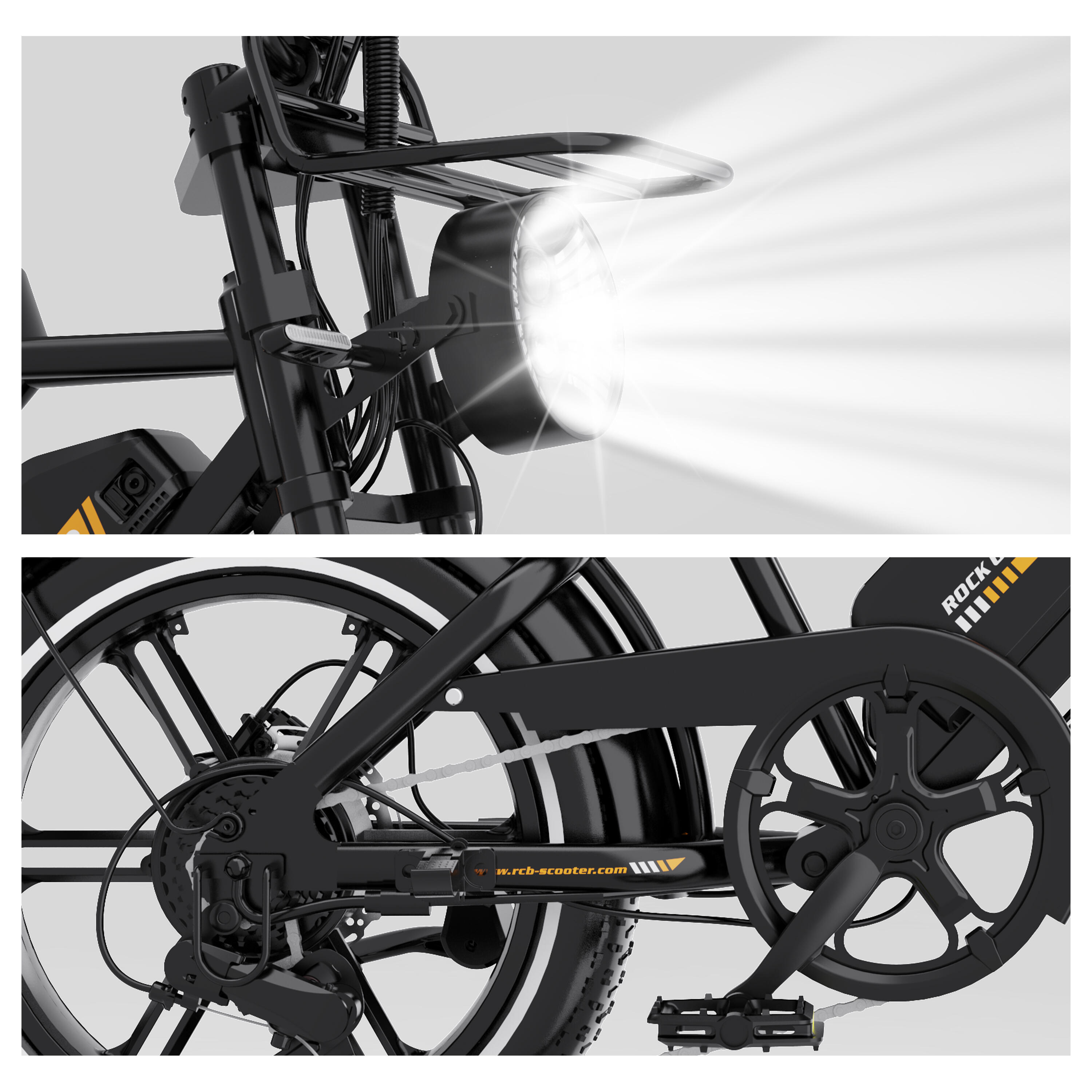 Bici Elettrica G19MINI NFC APP Batteria 13Ah 40-70km Autonomia 7/7