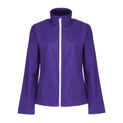 Veste Softshell Femme (Violet/blanc)