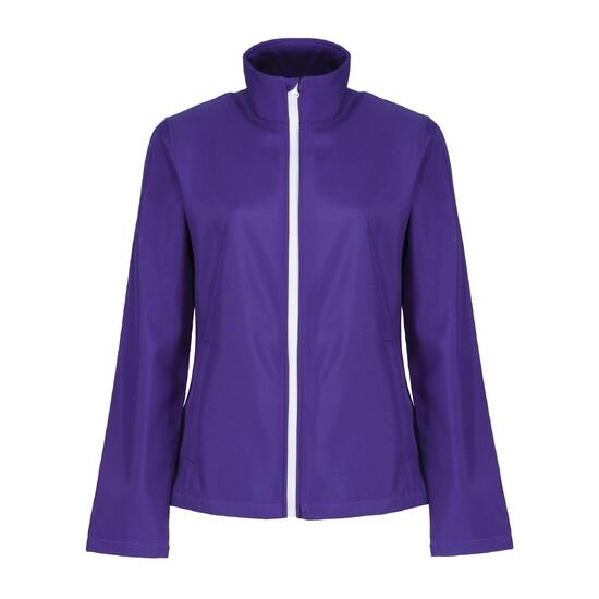 Veste Softshell Femme (Violet/blanc)