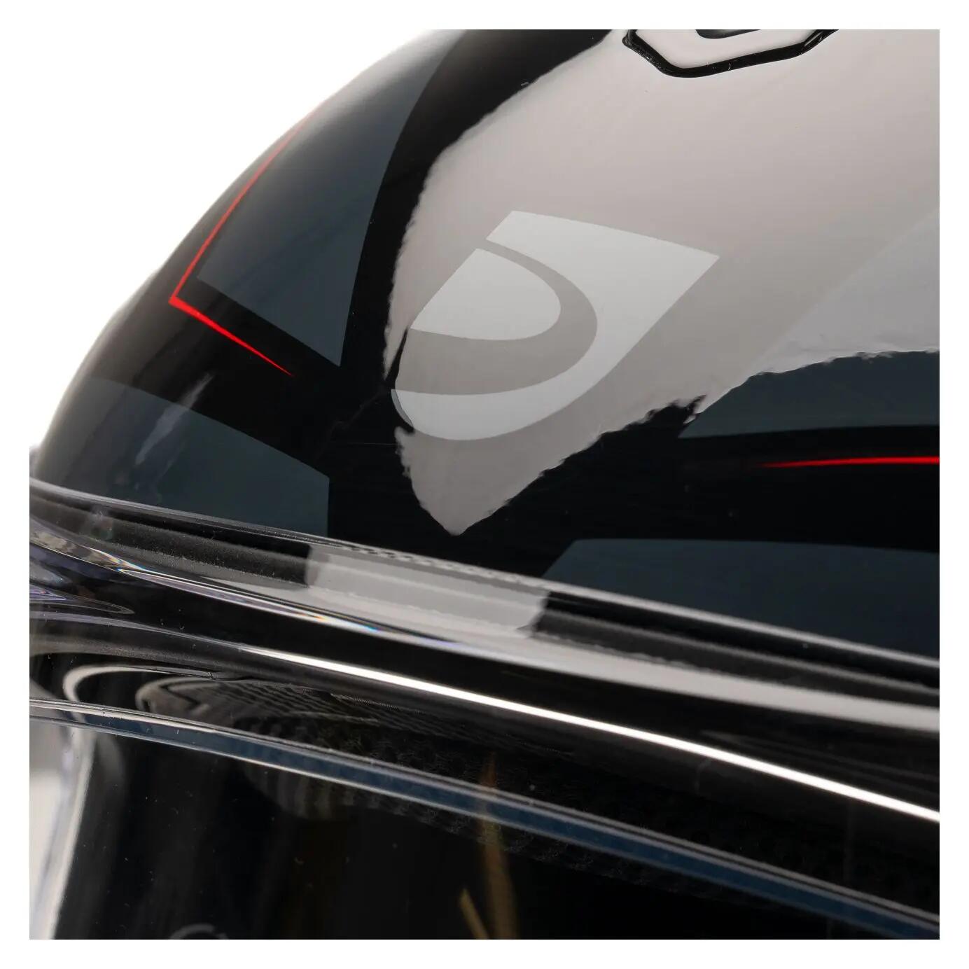 Casque intégral HYPERION TECH Black/Grey/Red | ECE 22.06 6/7