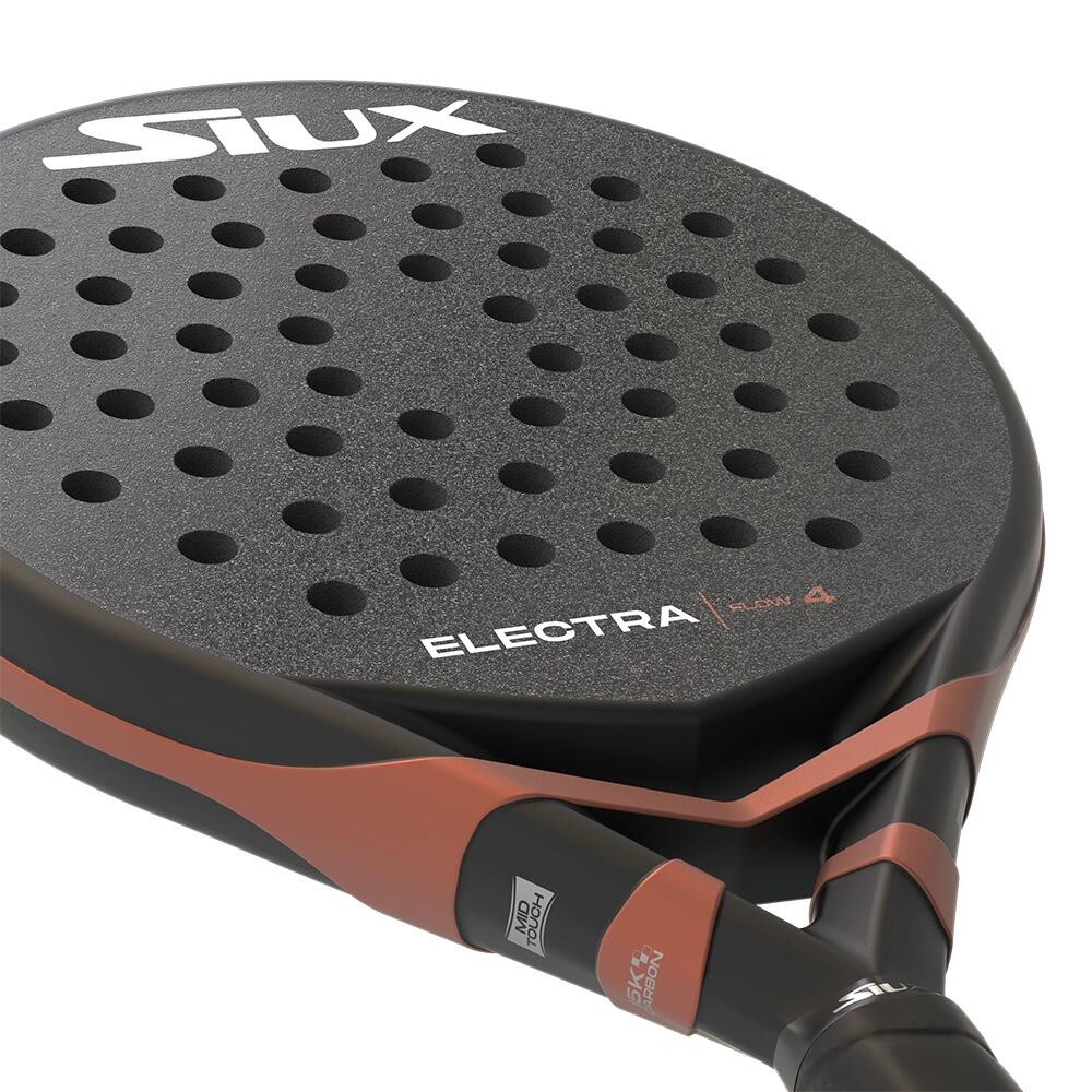 Siux - Raquete Electra 4 Special Edition Flow semi-profissional formato redondo 4/5