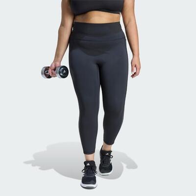 Optime workout 3-stripes 7/8 legging (grote maat)