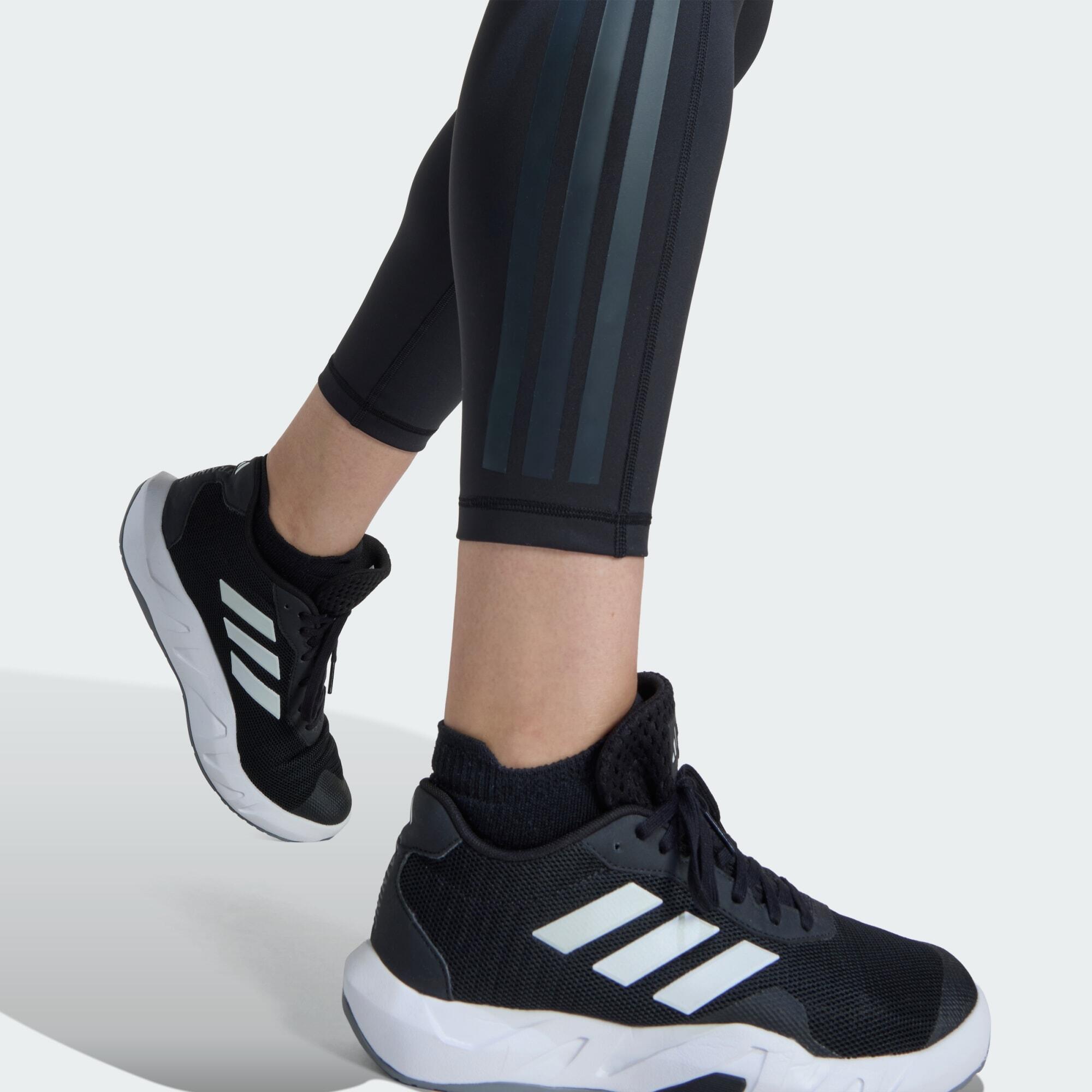 Legging 7/8 d’entraînement 3 bandes Optime (Grandes tailles) 4/5