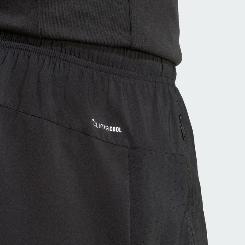 PANTALONI SCURȚI ȚESUȚI WORKOUT ESSENTIALS BASE