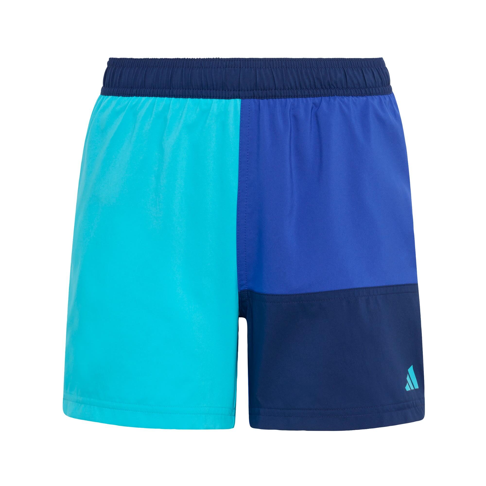 Adidas - Short De Natation Colorblock Enfants - Bas De Maillot De Bain - Bleu - 7-8 Ans - Decathlon
