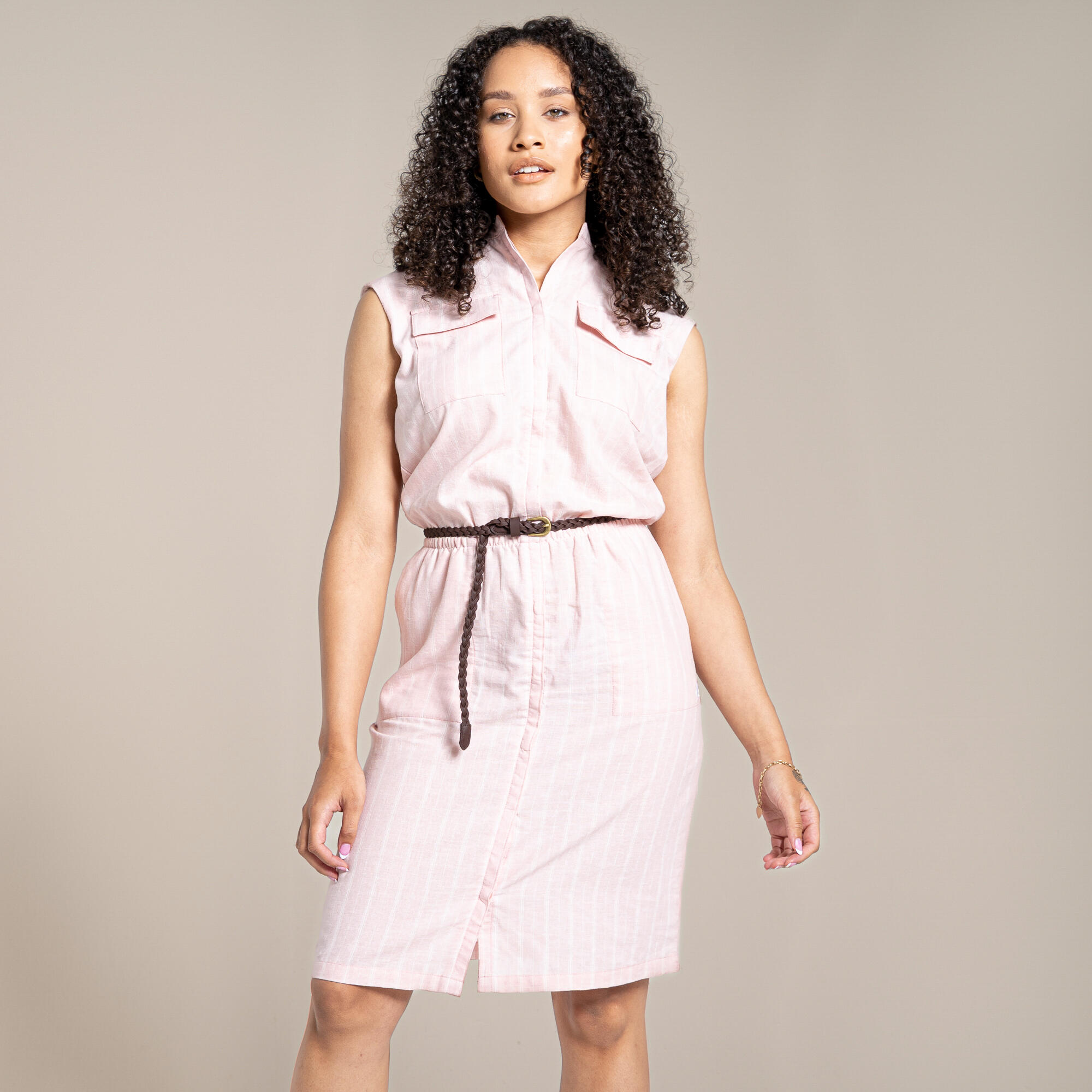 Craghoppers - Nosibotanical Nicolet Robe Femme - Craghoppers - Robe - Rose - Decathlon