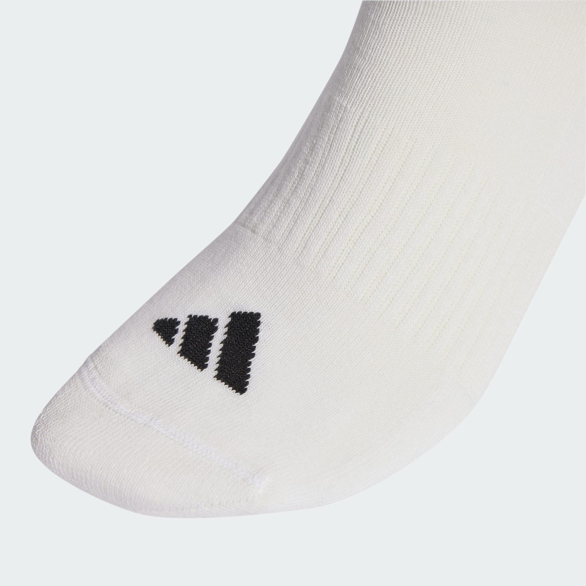 Meias 3-Stripes Cushioned Crew – Embalagem de 3 pares 2/4