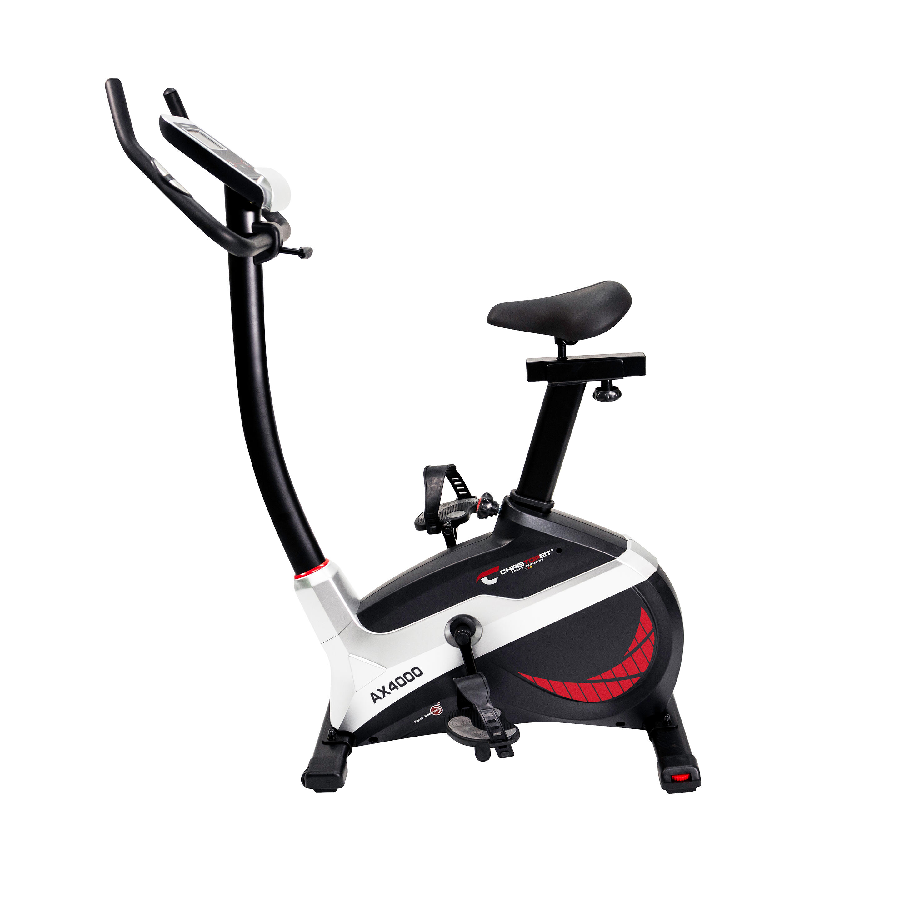 Vélo d'appartement - 24 niveaux de résistance - 150 kg - tapis inclus  AX 4000 2/7