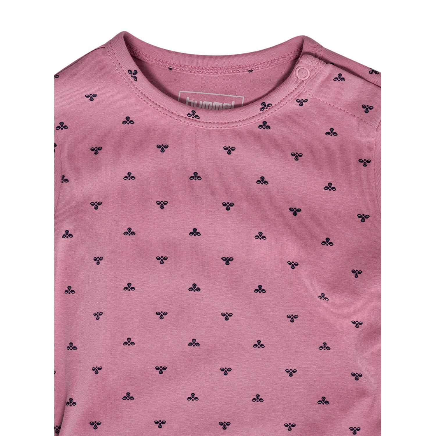 Body de manga larga para bebé Hummel Mini AOP 3/3